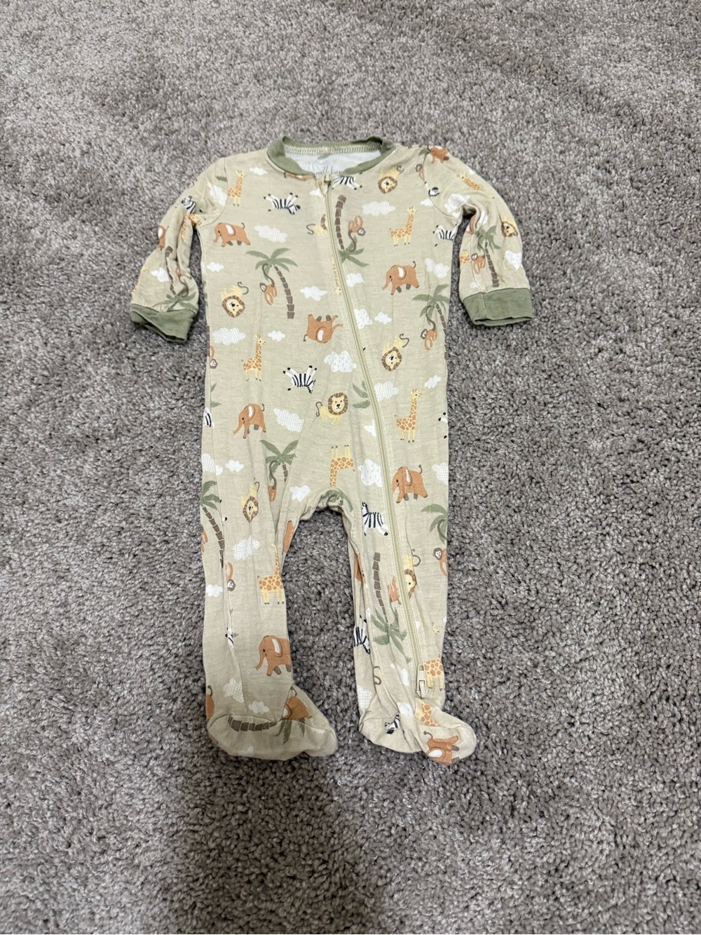 Milkberry Sleeper in Jungle Print